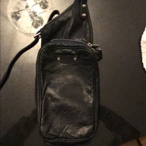 Balenciaga Black lamb skin city bag. Retail $1350.